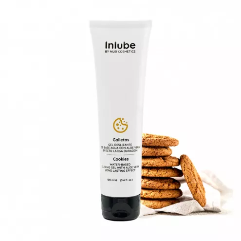 Їстівний лубрикант на водній основі смак: печиво INLUBE, 100 мл Nuei (Іспанія)