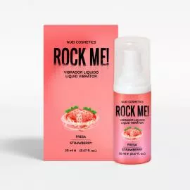 Рідкий вібратор смак: полуниця ROCK ME!, 20 мл Nuei (Іспанія)