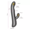 Смарт вібратор-кролик з рухливою голівкою VIBRATION ROTATION, колір: чорний Oninder (Іспанія)