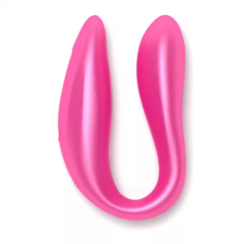 Смарт вибратор для пар DOUBLE PLEASURE, цвет: розовый Oninder (Испания)