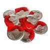Горячие ультратонкие презервативы OLO Red Silver с термоэффектом , 1 шт в упаковке