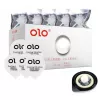 Еротичні презервативи OLO Silver з кулькою для додаткового задоволення, 1 шт в упаковці