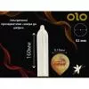 Ультратонкі презервативи з ефектом тепла Olo Hot Feel, 1 шт у баночці