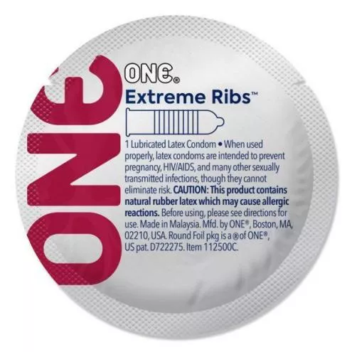 Екстремально ребристі презервативи One Extreme Ribs, 1 шт