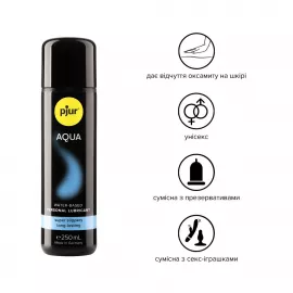Лубрикант на водной основе Рjur Aqua 250 мл - 3