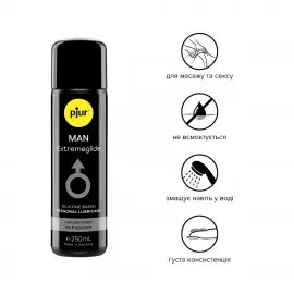 Густе силіконове мастило pjur MAN Premium Extreme 250 мл - 3