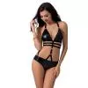 Боди монокини под латекс Passion Exclusive LAMIS BODY L/XL, black