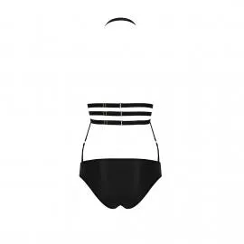 Боди монокини под латекс Passion Exclusive LAMIS BODY S/M, black - 4