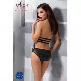 Боди монокини под латекс Passion Exclusive LAMIS BODY S/M, black - 6