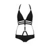 Боди монокини под латекс Passion Exclusive LAMIS BODY S/M, black