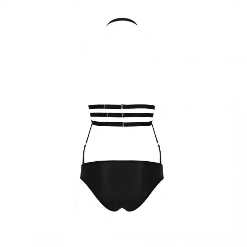 Боди монокини под латекс Passion Exclusive LAMIS BODY XXL/XXXL, black