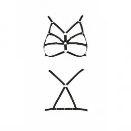 Бюстгальтер-стрепы Passion Exclusive ARMANDA BRA L/XL, black - 4