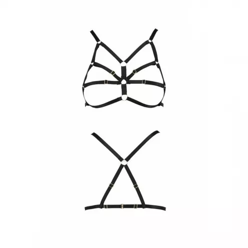 Бюстгальтер-стрепи Passion Exclusive ARMANDA BRA XXL/XXXL, black