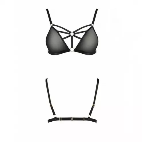 Бюстгальтер-стрепи Passion Exclusive MEGGY BRA XXL/XXXL, black