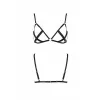Відкритий бюстгальтер-стрепи Passion Exclusive NICKY BRA L/XL, black