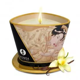 Массажная свеча Vanilla Fetish аромат: ваниль, 170 мл. SHUNGA (Канада) - 1