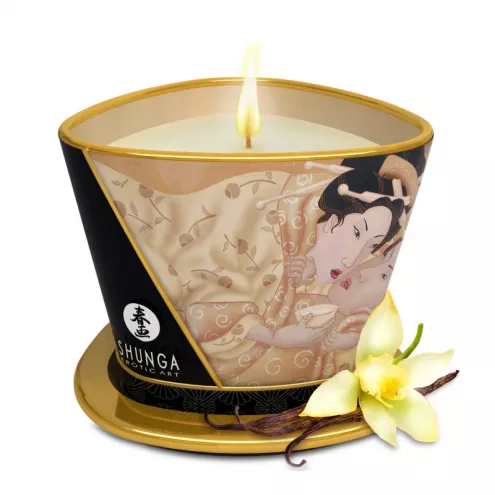 Масажна свічка Vanilla Fetishаромат: ваніль, 170 мл.  SHUNGA (Канада)