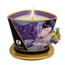 Массажная свеча Exotic Fruits аромат: экзотические фрукты, 170 мл. SHUNGA (Канада) - 1