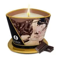 Масажна свічка Intoxicating Chocolate аромат: шоколад, 170 мл.  SHUNGA (Канада)