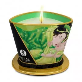 Массажная свеча Exotic Green Tea аромат: зеленый чай, 170 мл. SHUNGA (Канада) - 2