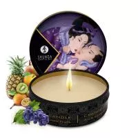 Массажная свеча Exotic Fruits аромат: экзотические фрукты, 30 мл. SHUNGA (Канада)