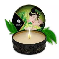 Масажна свічка Exotic Green Tea аромат: зелений чай, 30 мл.  SHUNGA (Канада)
