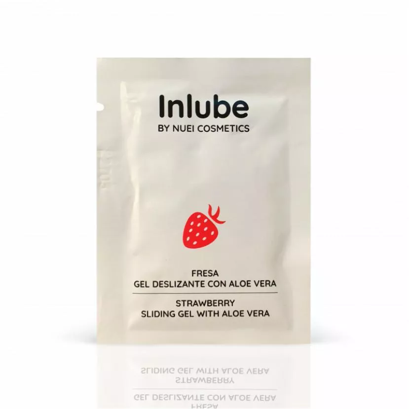 САШЕТ Съедобный лубрикант на водной основе вкус: клубника INLUBE, 5 мл Nuei (Испания)