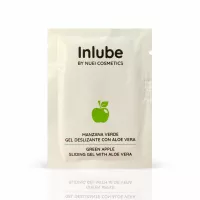 САШЕТ Їстівний лубрикант на водній основі смак: зелене яблуко INLUBE, 5 мл Nuei (Іспанія)