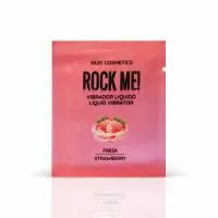 САШЕТ Рідкий вібратор смак: полуниця ROCK ME!, 2 мл Nuei (Іспанія)