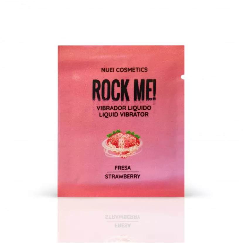 САШЕТ Рідкий вібратор смак: полуниця ROCK ME!, 2 мл Nuei (Іспанія)
