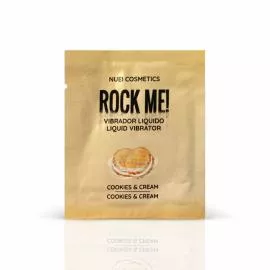 САШЕТ Рідкий вібратор смак: печиво з кремом ROCK ME!, 2 мл Nuei (Іспанія)