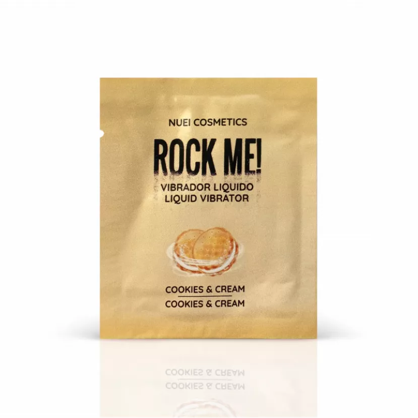 САШЕТ Жидкий вибратор вкус: печенье с кремом ROCK ME!, 2 мл Nuei (Испания)