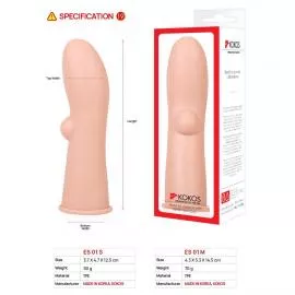 Насадка на член Kokos Extreme Sleeve ES.01 розмір S - 2