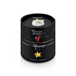 Массажная свеча Plaisirs Secrets Vanilla (80 мл) подарочная упаковка, керамический сосуд - 2