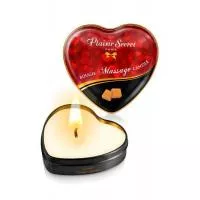 Массажная свеча-сердце Plaisirs Secrets Caramel (35 мл)