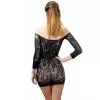 Сукня-сітка з декольте Anne De Ales FETISH DINNER Black M/L