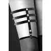 Гартер на ногу Bijoux Pour Toi - 3 THONGS Black