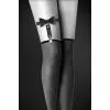 Гартер на ногу Bijoux Pour Toi - WITH BOW Black