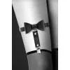 Гартер на ногу Bijoux Pour Toi - WITH BOW Black