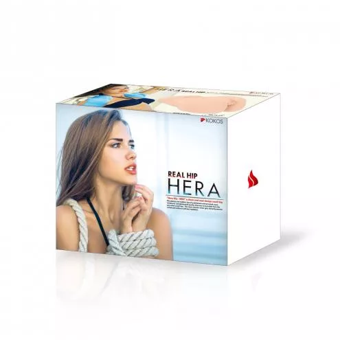 Мастурбатор Kokos Hera Hip Real 2WayPlus з вібрацією та масажем