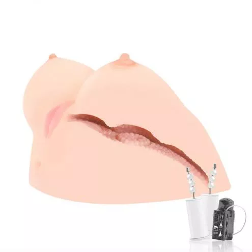 Мастурбатор Kokos Juilana Breast 2WayPlus з вібрацією та масажем