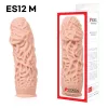 Насадка на член Kokos Extreme Sleeve ES.12 размер M, утолщающая, стимулирующий рельеф