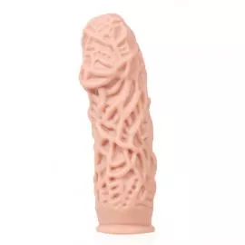 Насадка на член Kokos Extreme Sleeve ES.12 розмір M, потовщує, стимулює рельєф - 1