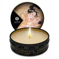 Масажна свічка Shunga Mini Massage Candle - Vanilla Fetish (30 мл) з афродизіаками