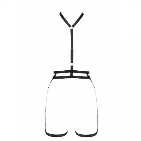 Портупея-стрепи з подвійним ременем Passion Exclusive DENIRA XXL/XXXL, black