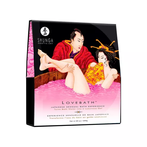 Гель для ванны Shunga LOVEBATH –  Dragon Fruit 575 г, делает воду ароматным желе со SPA-эффектом