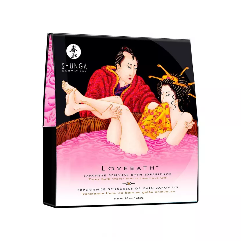 Гель для ванны Shunga LOVEBATH –  Dragon Fruit 575 г, делает воду ароматным желе со SPA-эффектом