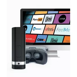 Интерактивный мастурбатор Kiiroo Onyx 2, 10 сжимающихся колец, не надо двигать, теледильдоника - 3