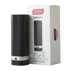 Интерактивный мастурбатор Kiiroo Onyx 2, 10 сжимающихся колец, не надо двигать, теледильдоника - 2