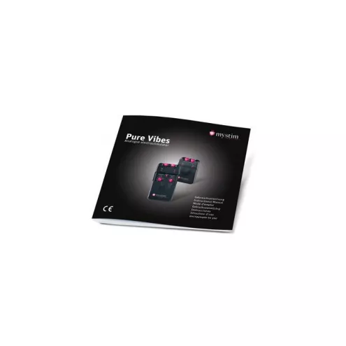 Електростимулятор Mystim Pure Vibes, 2 канали, 3 програми, механічні перемикачі